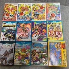 wii u マリオカートダウンロード版、太鼓の達人セット、その他ソフトの画像