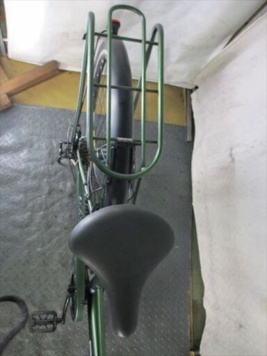 幸*）様 中古美品LEDオートライト自転車★27インチ★ベージュ★注※配達地域限 LEDオートライト】27インチ 6段変速 自転車 ブルー