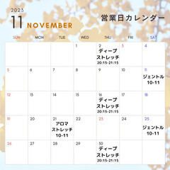 11月予約受付開始📅成増駅徒歩3分！💓初心者に優しい少人数制ヨガサロンの画像