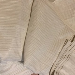 防炎・ニトリ　ミラーレースカーテン(スタン アイボリー 150X198X2)の画像