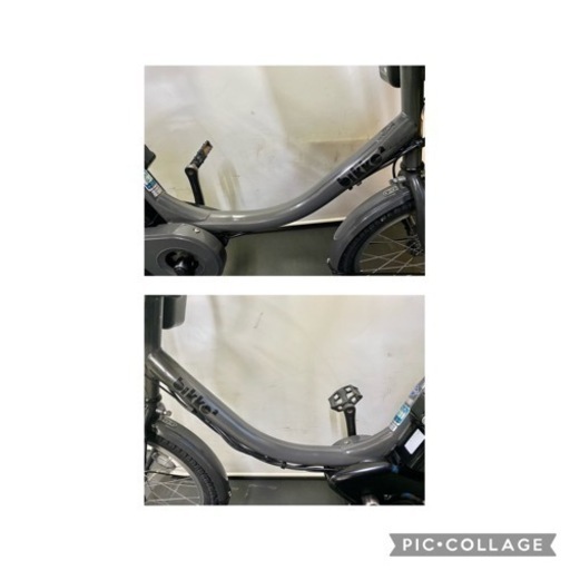 関東全域送料無料　業界最長12ヶ月保証　電動自転車　ブリヂストン　ビッケ2 20インチ 8.7ah パワフル　グレー色　電動アシスト自転車