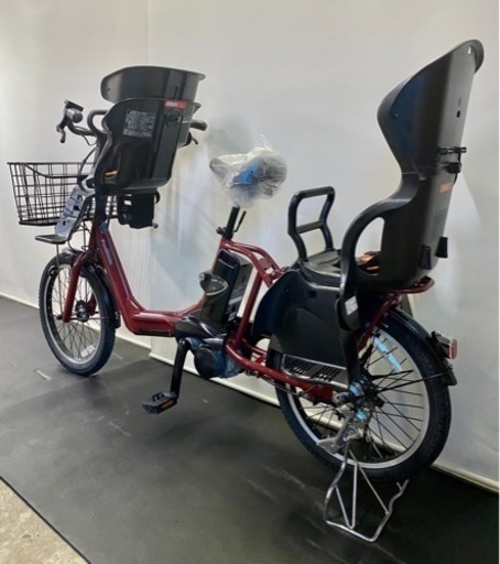 関東全域送料無料　業界最長12ヶ月保証　電動自転車　パナソニック　ギュットアニーズ　20インチ 8.9ah パワフル　赤　電動アシスト自転車