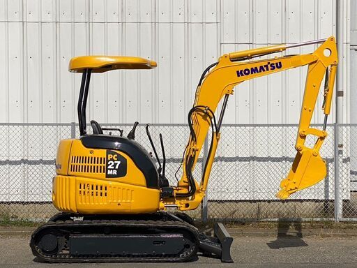 【U-0069】コマツ　PC27MR-1　3tクラス　ミニ油圧ショベル　ユンボ　バックホー　倍速有り　全塗装済