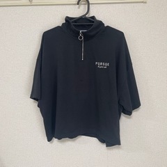 【値下げ】ジッパーTシャツ(半袖)