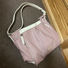 【美品 淡いピンク系】ショルダーの画像