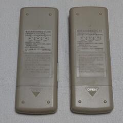 FG71　エアコンのリモコン2個セット、三菱エアコン用、中古品の画像