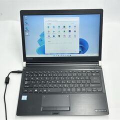 送料無料 おまけ有り 高速SSD 13.3型 中古ノートパソコン 東芝 R73/B 第6世代Core i5 8GB 無線 Bluetooth カメラ Windows11 Office 保証付