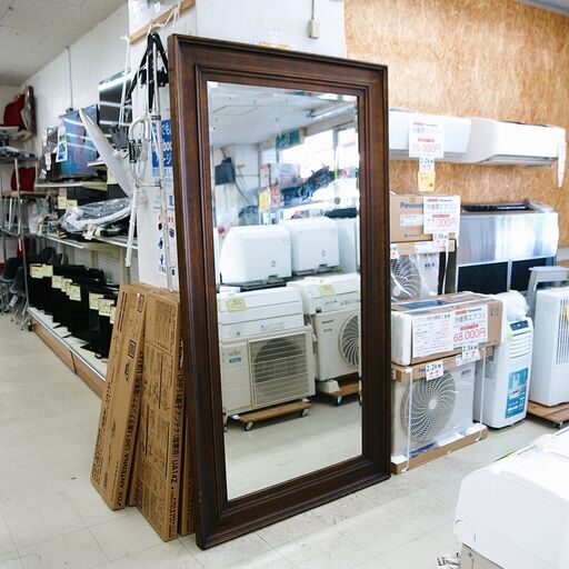 大型壁掛けミラー　リユース品