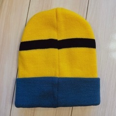 新品タグ付き ミニオン ニット帽 子供用 キッズ　ハロウィン　仮装の画像