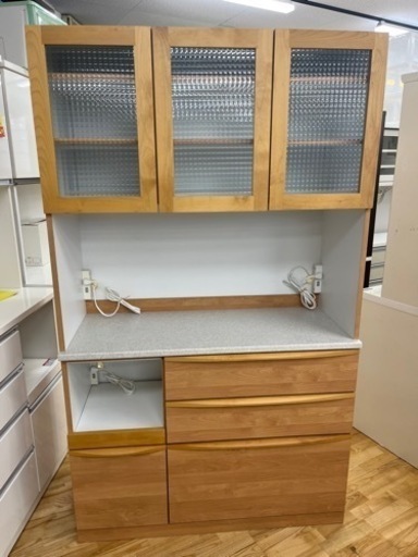 N476★ 堀田木工所製 ★レンジボード★食器棚★幅1160ｍｍ