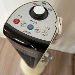 値下げ　コイズミ ホット＆クール タワー 扇風機 人感センサー KHF1232W | ココニアル HOT＆COOL 自動首振り タイマー リモコン スリム セラミックヒーター 電気 ファンヒーター 梅雨 KOIZUMI 小泉成器の画像