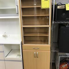 【FU612】★N▲コーナン 食器棚（ナチュラル）