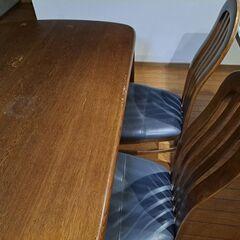 【値下げしました】カリモク製ダイニング５点セット