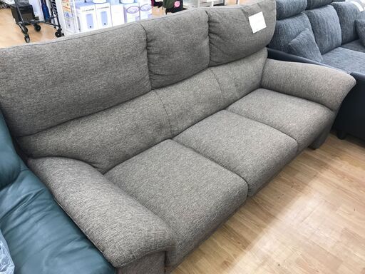 ★ジモティ割あり★  ソファー ブラウン H88×W190×D83 クリーニング済み KJ3336