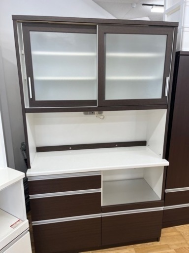 値下げしました。N477★ ユーアイ製 ★レンジボード★食器棚★幅1180ｍｍ