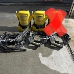 高圧洗浄機　KARCHER 2台