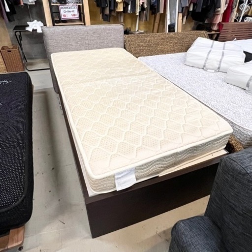ニトリ シングルベッド マットレス ポルタ2 付き 206×98×85cm