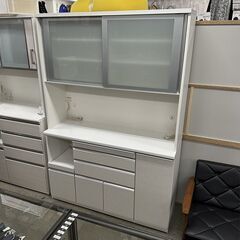 【リサイクル市場エコ伊川谷】松田家具 レンジボード キッチンボード スモークレンジ モイス加工 スライドテーブル 【取りに来られる方限定】【軽バン貸出1時間無料】