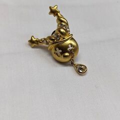 ☆アクセサリー　ピンブローチ　クラウン・ピエロモチーフ　ピエロの涙　中古品　の画像
