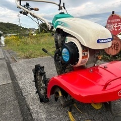 ヤンマー　管理機 FP35 フロントポチ ワンタッチヒッチ装備 耕運 農用トラクター畑 家庭菜園畝立て 除草 培士 均平　実動 (動画ありの画像
