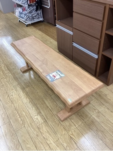 KJ-42【新入荷　リサイクル品】ニトリ　ダイニングベンチ　ナチュラル