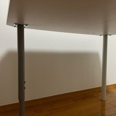 L字デスク　白の画像