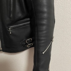 ホーンワークス　ダブルライダースジャケット　Lサイズの画像