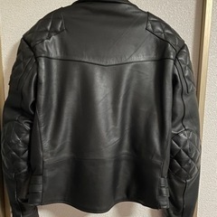 ホーンワークス　ダブルライダースジャケット　Lサイズの画像