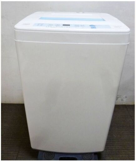 AQUA 6.0kg洗濯機　AQW-S60C　2014年製　動作良好　ジェット水流　W糸くずフィルター　自動おそうじ　チャイルドロック　風乾燥　アクア