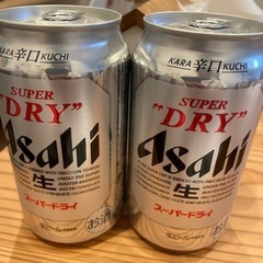 【新品】2本　アサヒ　スーパードライ　缶ビールの画像