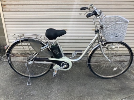 202 パナソニック新機種電動アシスト自転車viviDX26インチ　シルバーボディー