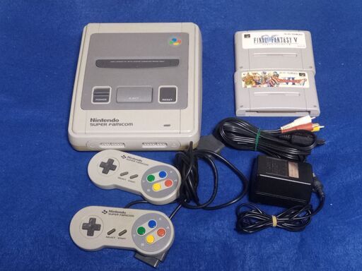 スーパーファミコン　本体一式　ソフト2本　動作確認済