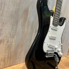 エレキギター SELDER 黒　ソフトケース付きの画像