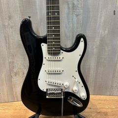 エレキギター SELDER 黒　ソフトケース付きの画像