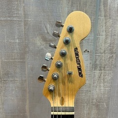 エレキギター SELDER 黒　ソフトケース付きの画像