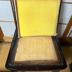 ピアノ　レトロ　椅子　ジャンク品の画像