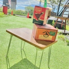 昭和レトロちゃぶ台 (ブロカント) 錦岡のテーブル《座卓、ローテーブル