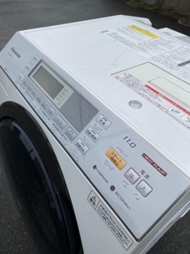 ?‍♀️☘️大阪市から阪南市まで配達設置無料?‍♀️パナソニック洗濯機乾燥機付き　11キロ?保証有り