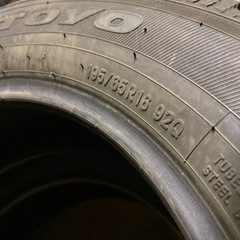195/65/16 トーヨー　スタッドレスタイヤGARIT GIZ 2本　16インチの画像