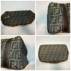 1点限定/Fendi】フェンディ ズッカ柄 ポーチ バニティバッグ