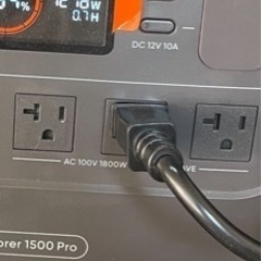 Jackery 1500 pro 中古品　充電時間2時間の画像