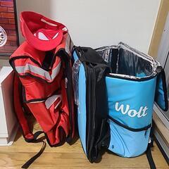 wolt ドアダッシュ 配達バッグ 新品