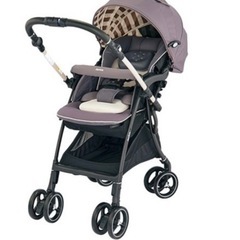 【美品】　★車輪カバーおまけ★　A型ベビーカー　アップリカ 限定カラー　ラクーナビッテクッション