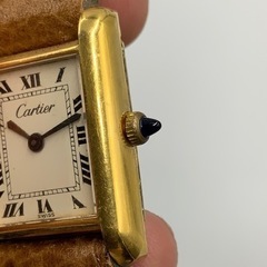 カルティエ　プレマストタンク　アンティーク　７０年代　18K金張りの画像