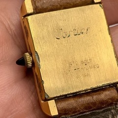 カルティエ　プレマストタンク　アンティーク　７０年代　18K金張りの画像