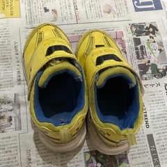 ドクターイエロースニーカー18センチ