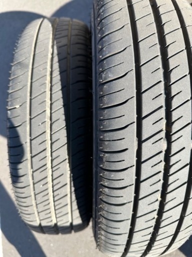 【最終値下げ】GOODYEAR 155/65R13 ラジアルタイヤホイールセット ホイールカバー付き 純正鉄ホイール