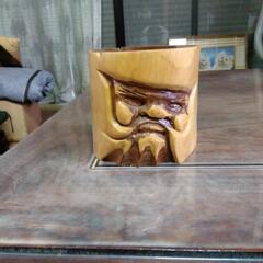 早い者勝希少レトロ天然杢灰皿