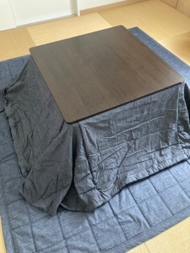 【取引中】ニトリ　リバーシブルコタツ　無印良品　コタツ布団　ラグ　セット