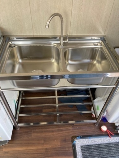 未使用❗️2槽シンク